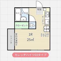 カレッヂ・ハイツの物件間取画像